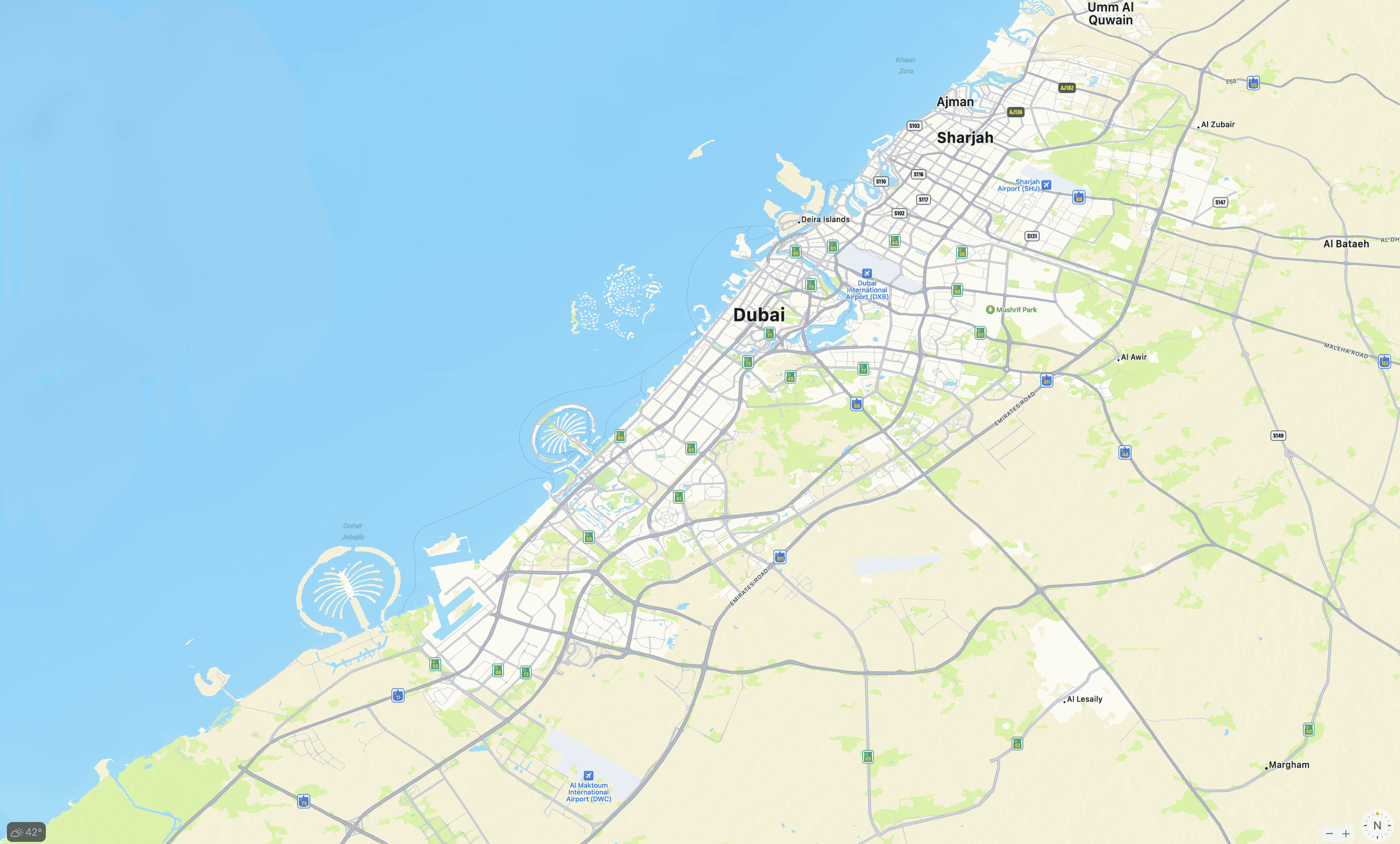 Community lens map